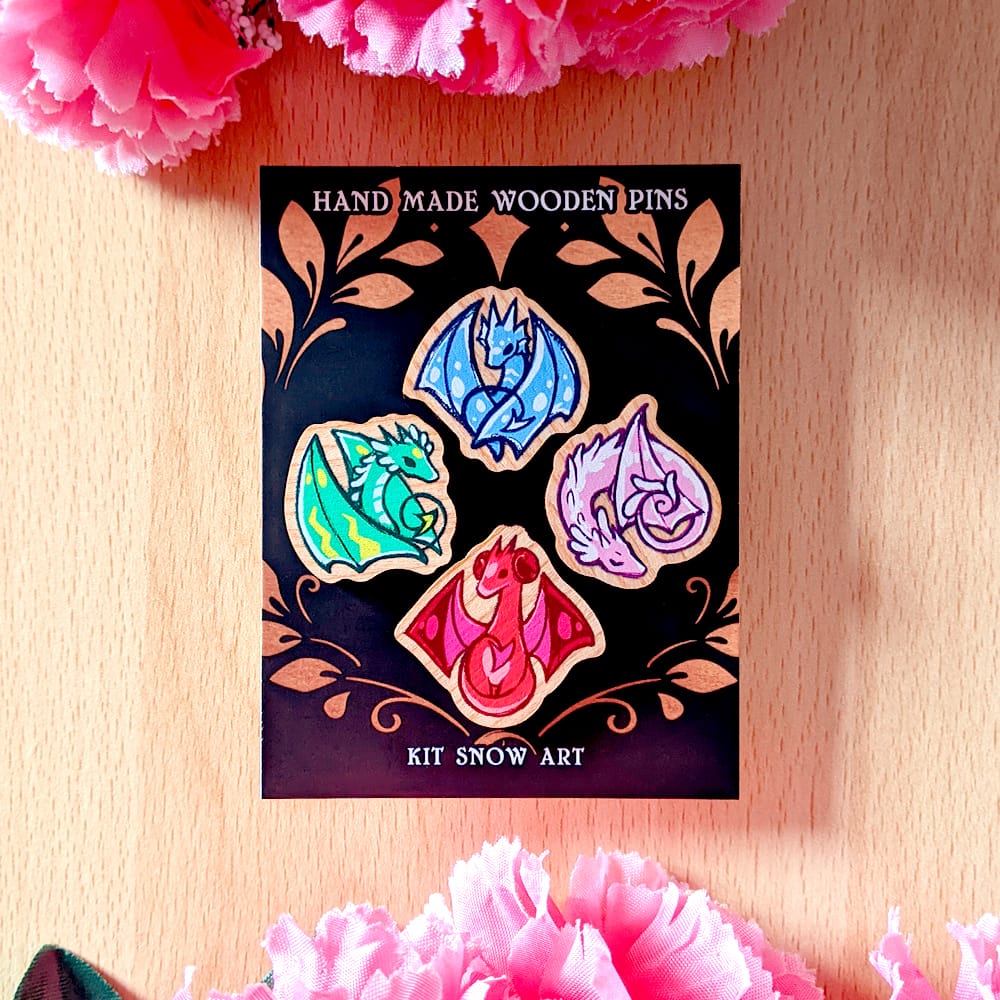 Dragonling Pin Set