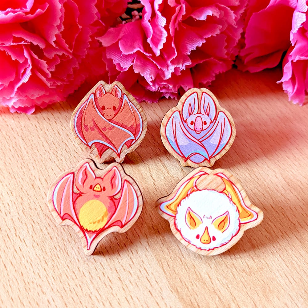 Bat Pin Set